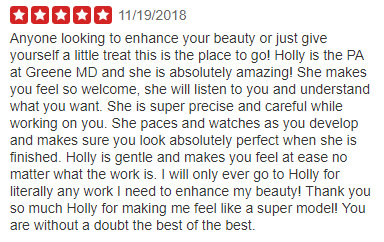 Holly yelp Review